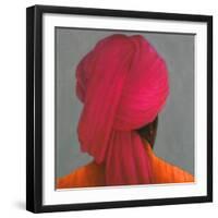 Pink Turban-Lincoln Seligman-Framed Giclee Print