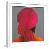 Pink Turban-Lincoln Seligman-Framed Giclee Print