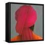 Pink Turban-Lincoln Seligman-Framed Stretched Canvas