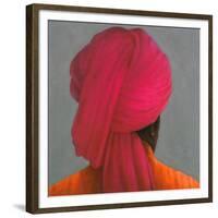 Pink Turban-Lincoln Seligman-Framed Giclee Print