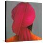 Pink Turban-Lincoln Seligman-Stretched Canvas