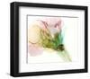 Pink & Turquoise Bloom II-Jennifer Goldberger-Framed Art Print