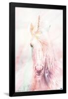 Pink Unicorn-Trends International-Framed Poster