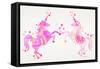 Pink Unicorns-Cat Coquillette-Framed Stretched Canvas