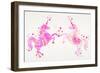 Pink Unicorns-Cat Coquillette-Framed Giclee Print