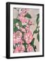 Pink Vine Flowers-Incado-Framed Art Print