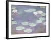 Pink water lilies, Claude Monet, 1897-1899 (oil on canvas)-Claude Monet-Framed Giclee Print