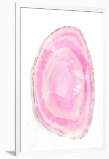 Pink Watercolor Agate I-Susan Bryant-Framed Art Print