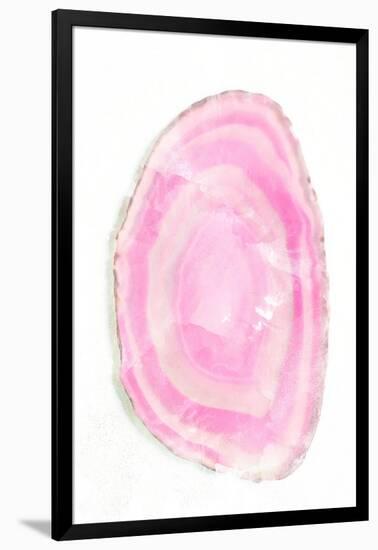 Pink Watercolor Agate I-Susan Bryant-Framed Art Print