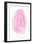 Pink Watercolor Agate III-Susan Bryant-Framed Art Print