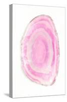 Pink Watercolor Agate III-Susan Bryant-Stretched Canvas