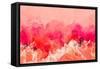 Pink Wave-null-Framed Stretched Canvas