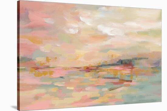 Pink Waves-Silvia Vassileva-Stretched Canvas