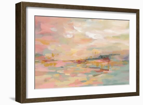 Pink Waves-Silvia Vassileva-Framed Art Print