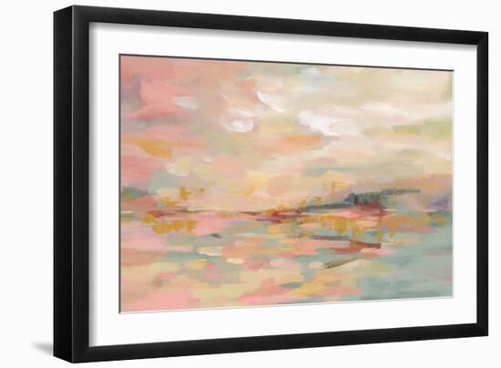 Pink Waves-Silvia Vassileva-Framed Art Print