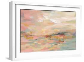 Pink Waves-Silvia Vassileva-Framed Art Print