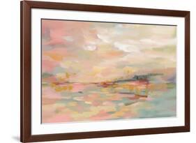 Pink Waves-Silvia Vassileva-Framed Art Print