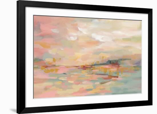 Pink Waves-Silvia Vassileva-Framed Art Print