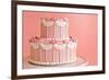 Pink Wedding Cake-Hannamariah-Framed Photographic Print