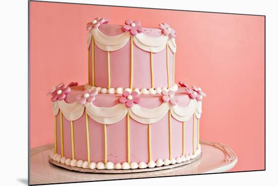 Pink Wedding Cake-Hannamariah-Mounted Photographic Print