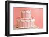 Pink Wedding Cake-Hannamariah-Framed Photographic Print