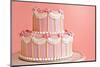 Pink Wedding Cake-Hannamariah-Mounted Photographic Print