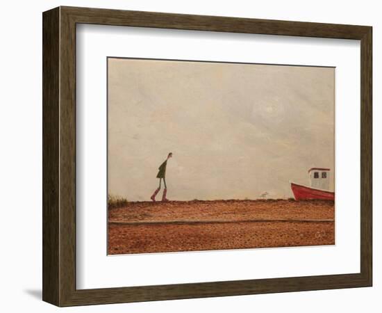 Pink Wellies, 2016 (Oil on Canvas)-Chris Ross Williamson-Framed Giclee Print