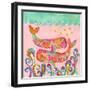 Pink Whales-Wyanne-Framed Giclee Print