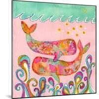 Pink Whales-Wyanne-Mounted Giclee Print