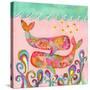 Pink Whales-Wyanne-Stretched Canvas