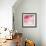 Pink Whisper-Sheila Golden-Framed Art Print displayed on a wall