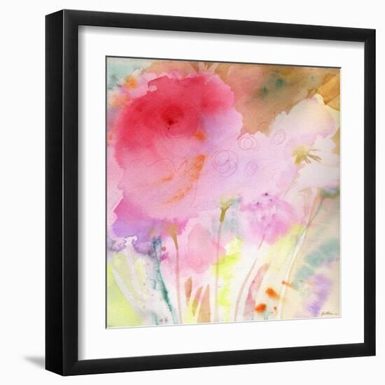 Pink Whisper-Sheila Golden-Framed Art Print