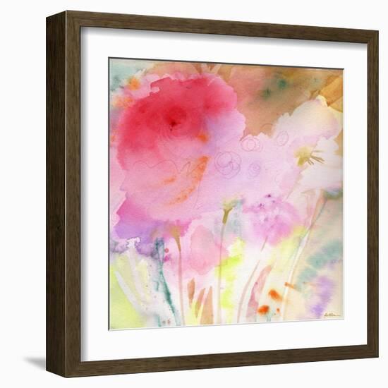 Pink Whisper-Sheila Golden-Framed Art Print