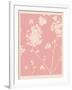 Pink Wildflower Silhouette I-Jacob Green-Framed Art Print