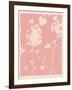 Pink Wildflower Silhouette I-Jacob Green-Framed Art Print