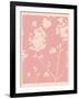 Pink Wildflower Silhouette I-Jacob Green-Framed Art Print