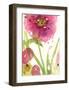 Pink Wildflower-Dawn Derman-Framed Art Print