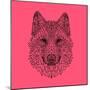 Pink Woolf-Lisa Kroll-Mounted Art Print