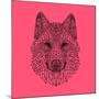 Pink Woolf-Lisa Kroll-Mounted Art Print