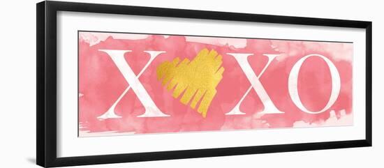 Pink XOXO-N. Harbick-Framed Photographic Print