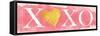 Pink XOXO-N. Harbick-Framed Stretched Canvas