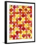 Pink Yellow Red Orange Flowing Paint-Amy Vangsgard-Framed Giclee Print