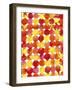 Pink Yellow Red Orange Flowing Paint-Amy Vangsgard-Framed Giclee Print