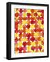 Pink Yellow Red Orange Flowing Paint-Amy Vangsgard-Framed Giclee Print