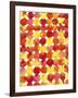 Pink Yellow Red Orange Flowing Paint-Amy Vangsgard-Framed Giclee Print