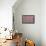 Pink-Maryse Pique-Framed Stretched Canvas displayed on a wall