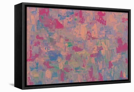 Pink-Maryse Pique-Framed Stretched Canvas