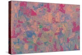 Pink-Maryse Pique-Stretched Canvas