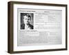 Pinkerton National Detective Agency File for 'Butch Cassidy'-null-Framed Giclee Print