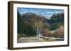 Pinkham Notch, New Hampshire - View of Tuckermans Ravine-Lantern Press-Framed Art Print